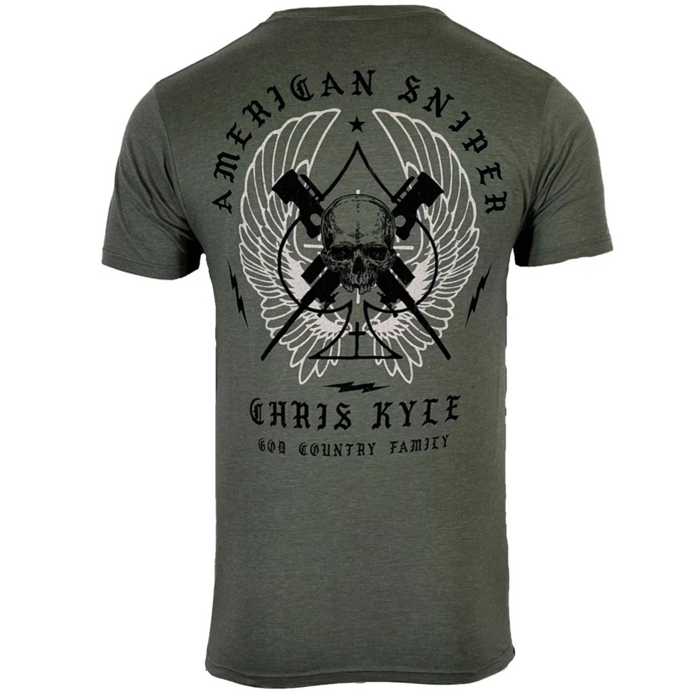 Howitzer Style Men's T-shirt CHRIS KYLE SPADE Military Grunt